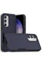 Heavy-duty rugged shockproof case for Samsung Galaxy S23 FE, compatible with Galaxy S23 FE phones (blue).