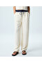 KONTRAST ELASTİK BEL PANTOLON - 5