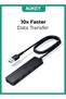 Unity Slim A 4 USB-A in 1 Data Hub Black
