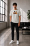 Unisex Oversize Embroidered Avatar Zuko Firebender Design 100% Cotton T-Shirt - 2
