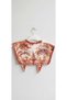 Shoulder Collar Scarf Accessory Tiles Red Orange Gold Brown Cream Pai̇sley Fersane Patterned - 2