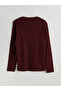 Crew Neck Basic Long Sleeve Men's T-shirt - 2