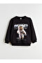 Bear Printed Boys' Sweatshirt and Pants 2 Pack Set - 2