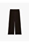 Stone Detailed Interlock Brown Women's Sweatpants 6Sal40079Ik - 3