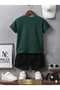 Summer Children's T-Shirt Shorts Unisex (Cute Turtle Printed) - 2