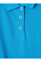 Devrik Roba Collar Girl's Pique T-Shirt from Uzg Store for Style Enthusiasts - 4