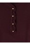 Lcw Grace Plum Ruffled Crew Neck Women's Knitwear Sweater - 6