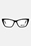 Women VJC045 Square Eyeglasses, Black