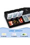 7-day pillbox with improved opening design - convenient for morning and evening use - BPA-free - portable storage for medications. - 6