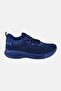 Men Lace Up Running Shoes, Navy - 4