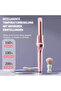 28mm curling iron, one-button automatic curling iron, rapid heating, self-rotating curling iron, temperature range 160-200°C, dual voltage, pink. - 3
