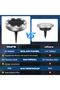 8-Pack Outdoor Flat Solar Ground Disc Lights - Cool White Landscape Lighting for Paths, Gardens & Driveways - 5