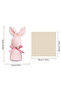 Rabbit Pattern Fleece Towel – Kids' Bath Towel/Kitchen Towel, Birthday, Baptism, Wedding Gift - 2