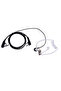 2-pin concealed acoustic tracheal microphone earphone earbuds - 2