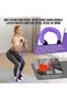 Elastic Foot-Pedal Pilates Resistance Band Trainer for Abdominals (Purple, 13.5-27kg) - 2