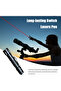 Green flashlight with indicator, long-range beam, star-shaped cap. - 4