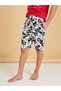 Mickey Graphic Print Round Neck T-shirt and Shorts Set - 4