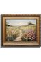 Gold Framed Vintage Wildflower Countryside Canvas Wall Art (60x80 cm)
