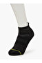 Pack of 3 - Black Contrast Detail Ribbed Cuff Ankle Socks - 6