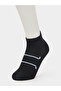 Pack of 3 - Contrast Detail Ribbed Cuff Ankle Socks - 6