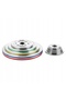 Disc olimpic cromat, greutate olimpică 1.5kg, solid. - 7