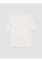 Lcw kids bicycle collar printed girl's t-shirt - 2