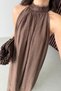 Lace-Detail Halter Neck Long Dress Pes3438 - 5