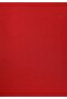 Slim Fit Round Neck Plain Women's Red Long Sleeve T-Shirt - 5