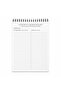Daily Home-Life & Work Planner / A5 Vertical 60 Sheets (120 Pages) Pvc Coated Cardboard Cover - 3