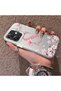 Oppo A3X 4g Compatible Silicone Edge Hard Back Case Couple Phone Case with Letter S Pattern - 2