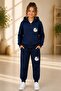 Busekids School Style Hooded Zipper Tracksuit Set