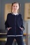Children's Cotton Zip-Up College Cardigan
