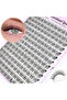 Yuwei-dwt 168pcs Fishtail Wispy Eyelash Extension Kit, Natural Fox Eye Eyelash Clusters, D Curl，Twee - 8