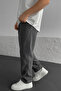 Men's Smoked Baggy Sweatpants 3 Thread Oversize Straight Leg with Back Pockets (Original Model) - 2
