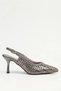 Comfortable Women's Stylish Heeled Shoes with Open Back