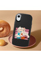 Black Silicone Case with Shock-Absorbing Camera Protections Compatible with iPhone Xr - 2
