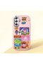 Pink Silicone Case with Shock-Absorbing Camera Protection Compatible with Samsung Galaxy M34