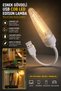 USB Led Book Reading Lamp Flexible USB Desk Lamp Laptop Powerbank Compatible Daylight Night Light - 4