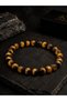 8mm Tiger's Eye Natural Stone Prayer Beads and Bracelet Set Medium Size Men's Premium Design - 4