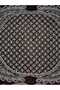 Saray Black Tulle Runner with Embroidery on Black Tulle 135 Cmx45 cm - 4