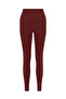 Burgundy Push up Seamless Women's Sports Leggings 1920-1950-Tyt - 4
