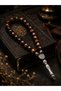 8mm Octagonal Hawk's Eye Natural Stone Prayer Beads and Bracelet Set Medium Size Men's Premium Design - 7