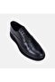 Men's Black Laced Leather Classic Shoes - 7