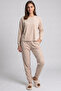 Self Patterned Pyjama Set