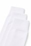 3-Pack Children's Knee-High Socks 80% Cotton White Black Color Options 7-8 Years 9-10 Years 11-12 Years Flexible Comfortable Daily School Socks - 2