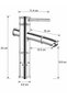 Bamboo Chrome Fixed Sink Faucet |   Premium Model |   Luxury Vintage Lavatory Faucet - 8