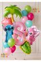 Lilo Stitc Balloon and Angel Balloon 8 Years Old 15 Piece Giant Size Birthday Balloon Set