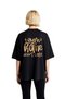 Women's Oversize T-Shirt Sport Motivational Print Short Sleeve Round Neck Relaxed Fit Casual Modern Stylish