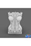 Goth Corset Design Makeup Brush Holder and Organizer - 6