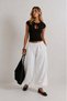 Women's Chest-Cut Low-Cut Tie-Detail Short-Sleeved Stretchy Stylish Blouse - 2